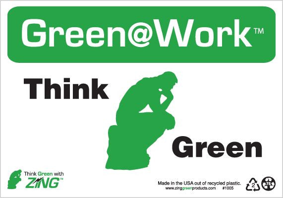 ZING Sign,Biohazard No Food Refrigerator,7X10.. - official Zing product image 1