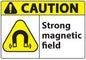 ZING Sign,Caution Strong Magnetic Field,10X14 Aluminum.. - official Zing product image 1