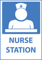ZING Sign,Nurse Station,10X7 Plastic.. - 10078