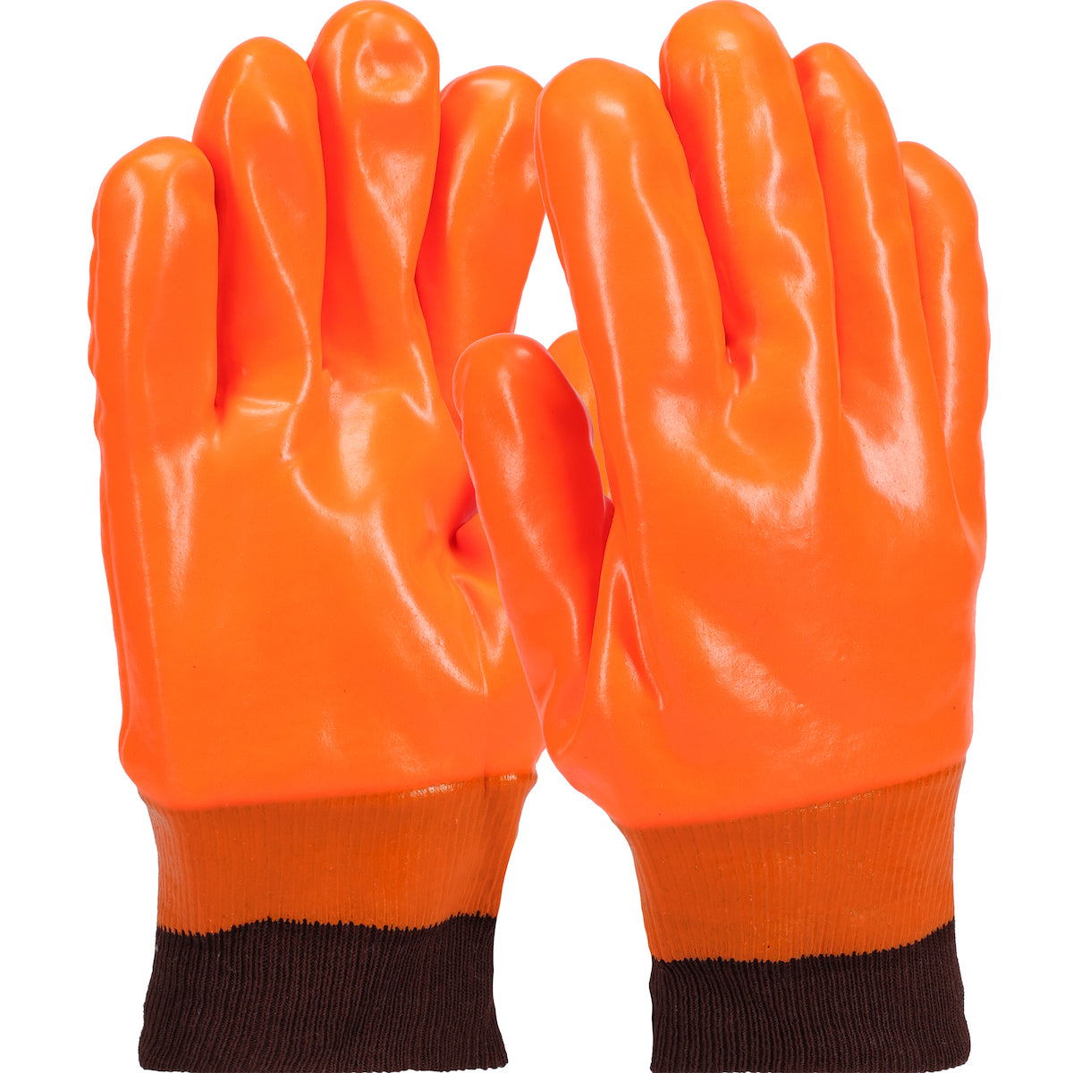 PIP 1007OR – PVC Dipped Glove with Jersey Liner and Smooth Finish - Insulated & Waterproof