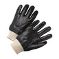 PIP 1007RF – PVC Dipped Glove with Interlock Liner and Rough Sandy Finish - Knit Wrist