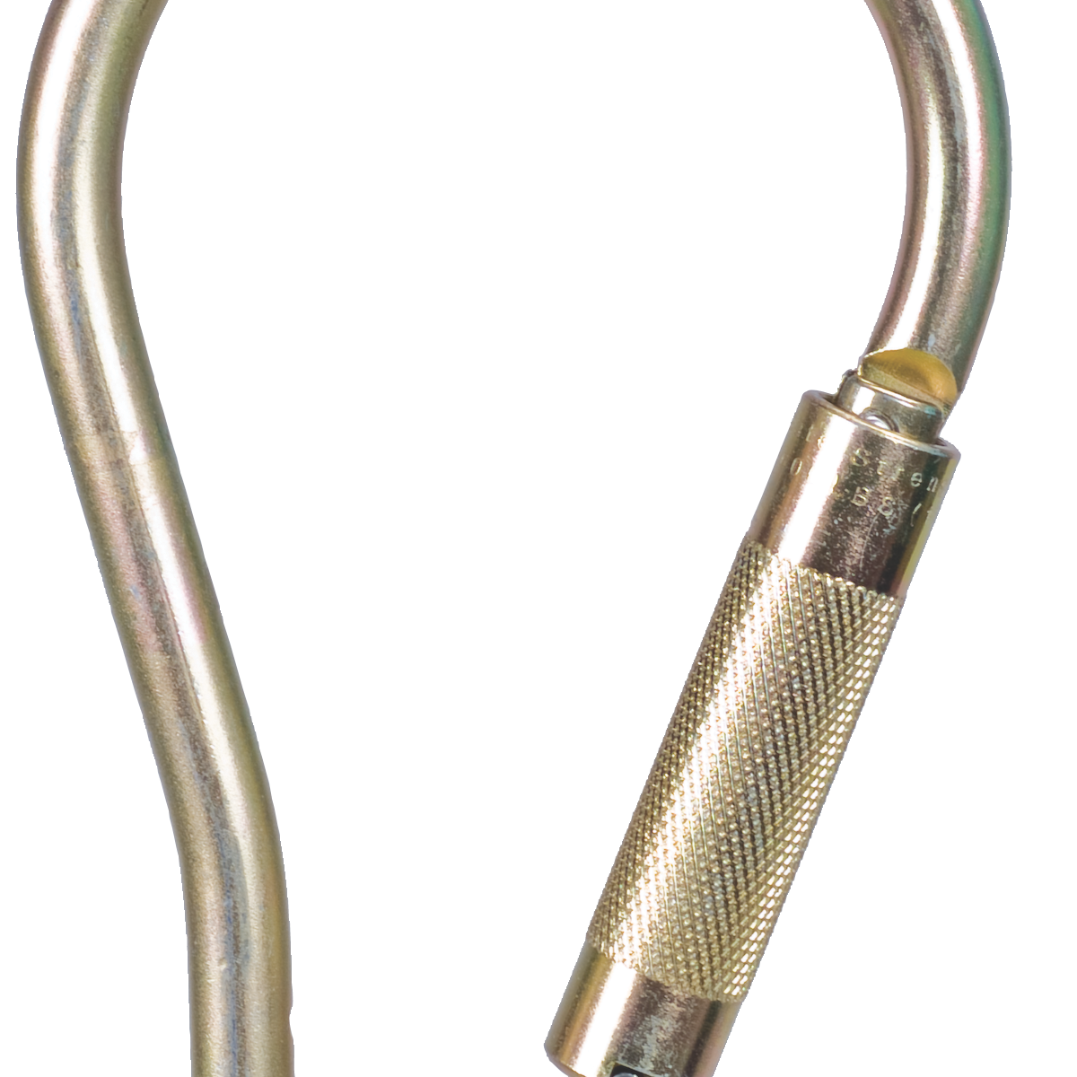 MSA Carabiners - Steel Carabiner, 2.1" Gate Opening, Auto-Locking, ANSI Z359.12