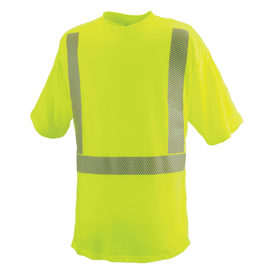 PIP Reflective Apparel 101CT ANSI Type R Class 2 Short Sleeve T-Shirt with Segmented Tape