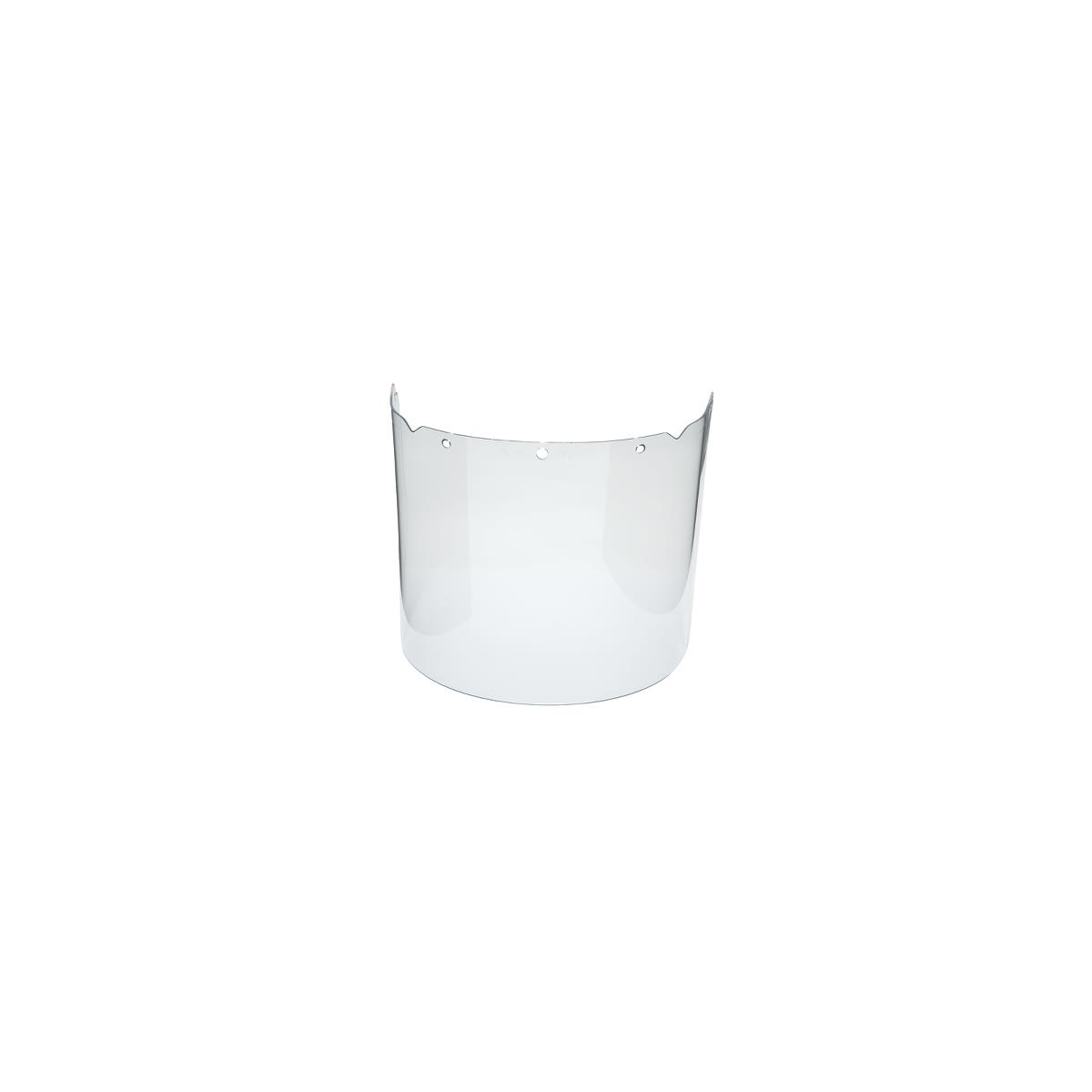 MSA V-Gard® Propionate Visors for Chemical and Splash - V-Gard Visor, Propionate, Clear, Molded, (8"x17"x.098")