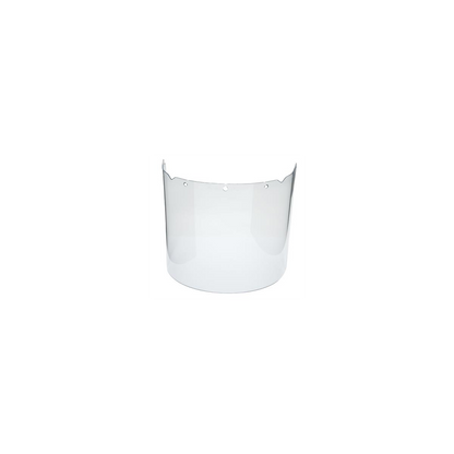 MSA V-Gard® Propionate Visors for Chemical and Splash - V-Gard Visor, Propionate, Clear, Molded, (8"x17"x.098")