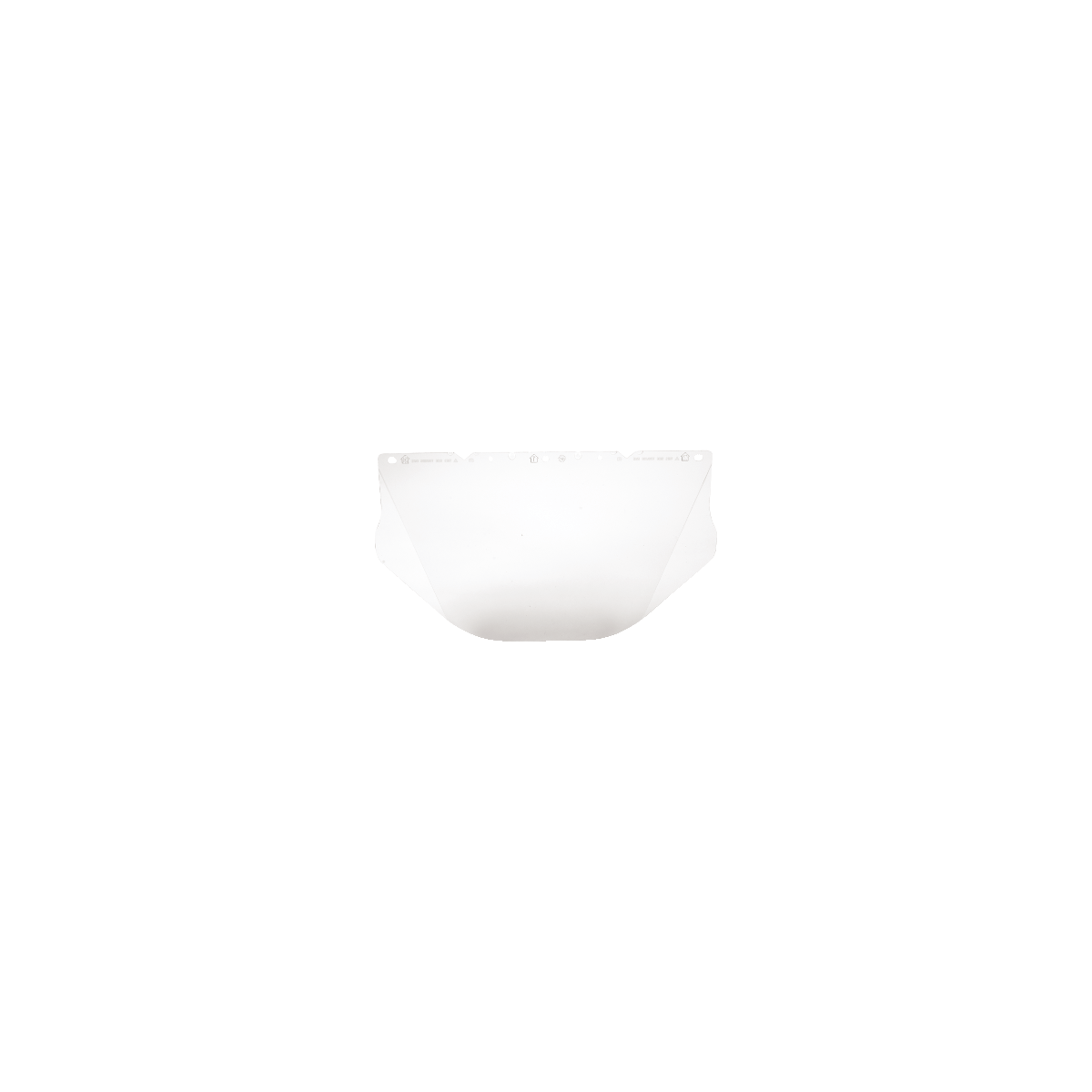 MSA V-Gard® Visors PC for General Purpose - V-Gard Visor, Contoured, Clear PC (9.5"x17"x.04")