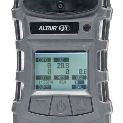 MSA ALTAIR® 5X Multigas Detector - ALTAIR 5X Detector Mono (LEL,O2,CO,H2S), (UL), Charcoal, Instrument Only