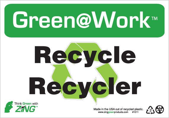 ZING Sign,Danger Confined Space,7X10 Al.. - official Zing product image 1