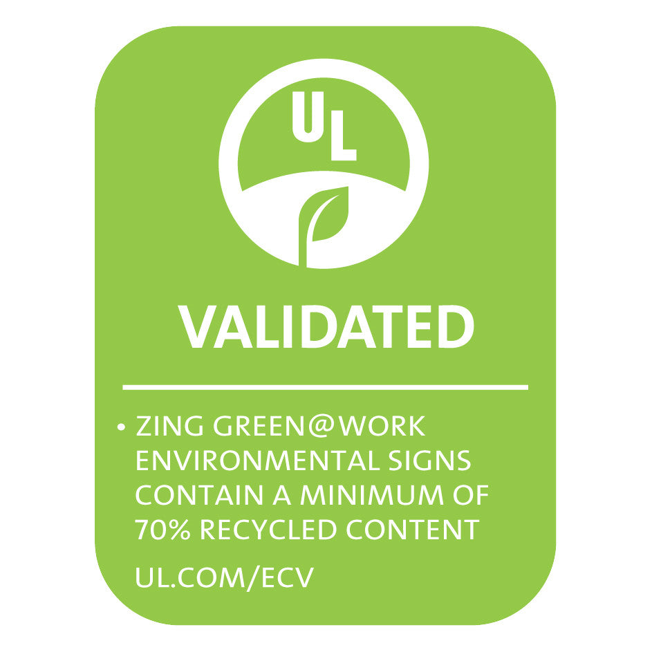 ZING At Work Sign 'Remove Your Name From Unwanted Mailing Lists' 10'X7' - official Zing product image 2