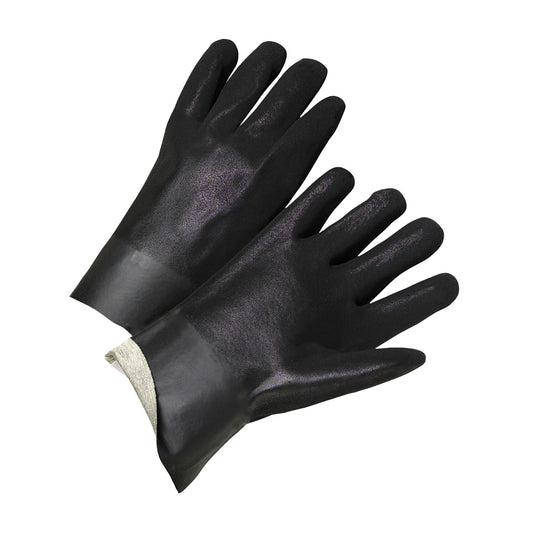 PIP 1017RF – PVC Dipped Glove with Interlock Liner and Rough Sandy Finish - 10" Length