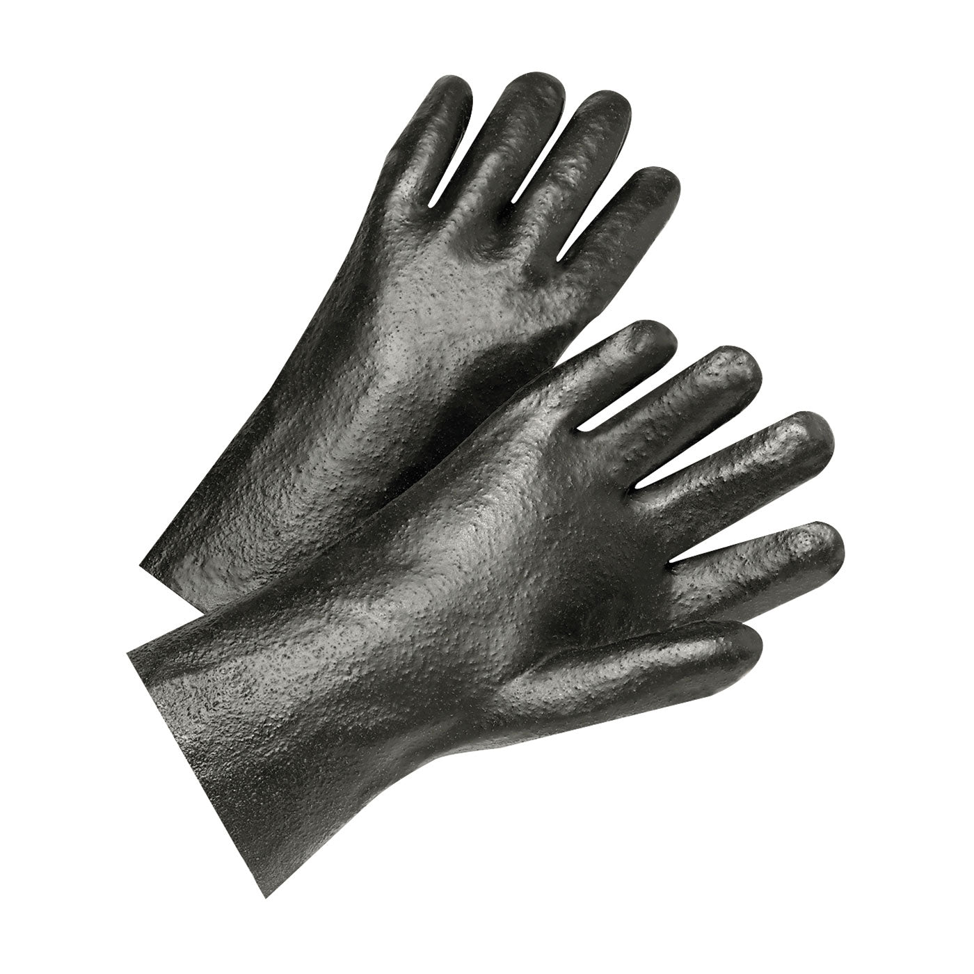 PIP 1027R – PVC Dipped Glove with Interlock Liner and Semi-Rough Finish - 12" Length