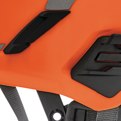MSA V-Gard H1® Safety Helmet - V-Gard® H1 Safety Helmet, Novent, Orange, Fas-Trac® III Pivot, ANSI, EN397