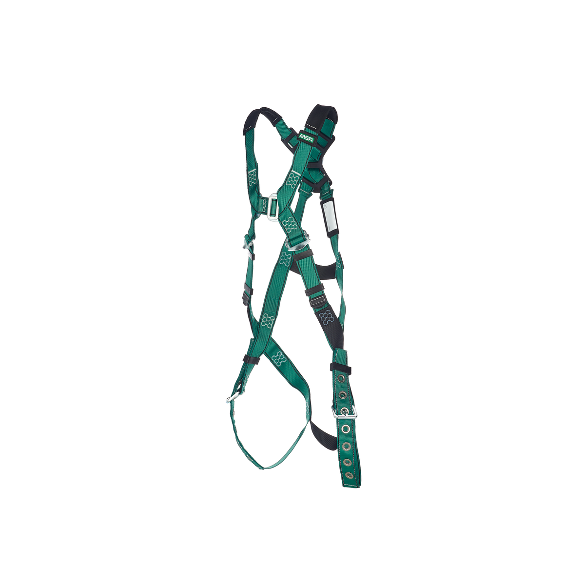 MSA V-FORM™ Safety Harness - V-FORM Harness, Extra Small, Back D-Ring, Tongue Buckle Leg Straps