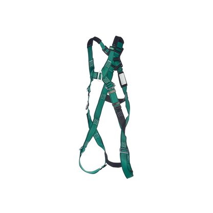 MSA V-FORM™ Safety Harness - V-FORM Harness, Extra Large, Back D-Ring, Qwik-Fit Leg Straps