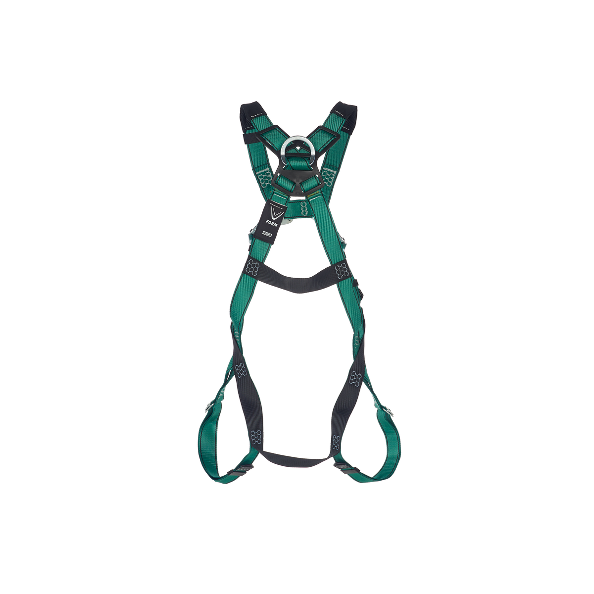 MSA V-FORM™ Safety Harness - V-FORM Harness, Super Extra Large, Back D-Ring, Qwik-Fit Leg Straps