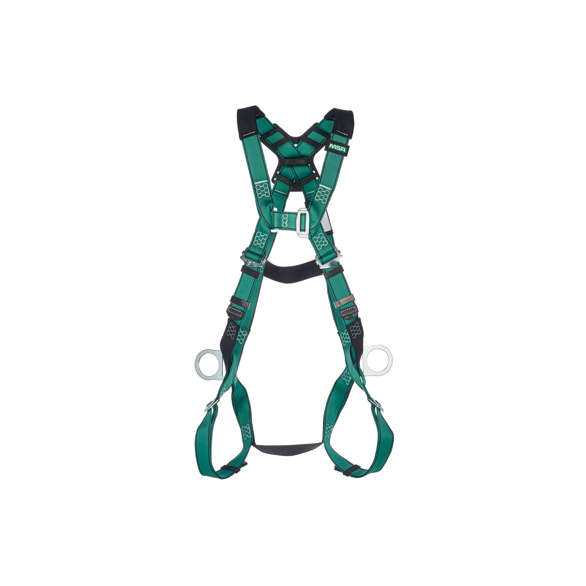 MSA V-FORM™ Safety Harness - V-FORM Harness, Standard, Back & Hip D-Rings, Qwik-Fit Leg Straps