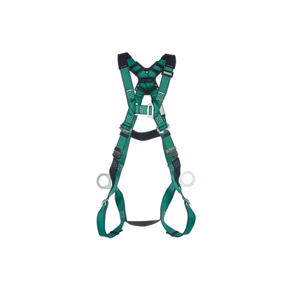 MSA V-FORM™ Safety Harness - V-FORM Harness, Standard, Back & Hip D-Rings, Qwik-Fit Leg Straps