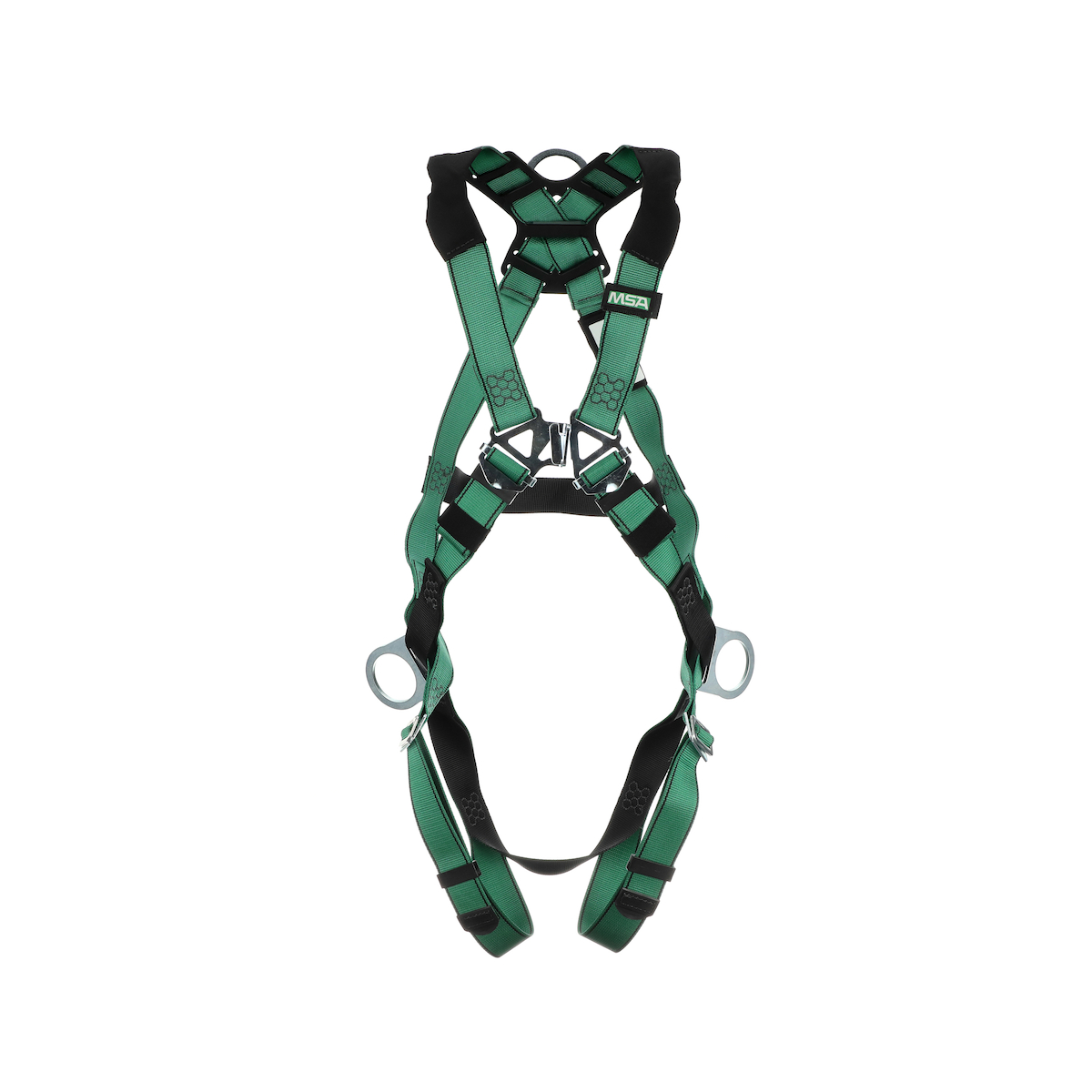 MSA V-FORM™ Safety Harness - V-FORM Harness, Extra Large, Back & Hip D-Rings, Qwik-Fit Leg Straps