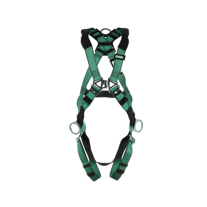 MSA V-FORM™ Safety Harness - V-FORM Harness, Extra Large, Back & Hip D-Rings, Qwik-Fit Leg Straps
