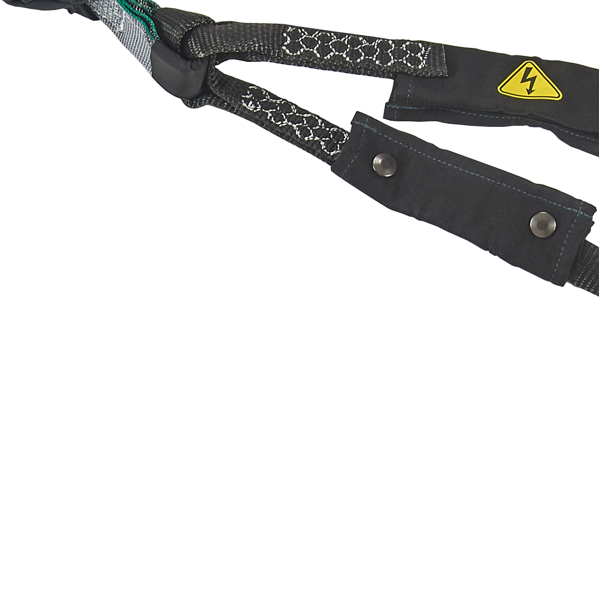 MSA V-SERIES™ Utility Shock Absorbing Lanyard - V-Series utility twin-leg adjustable energy absorbing lanyard, 6',36CL large snaphooks, ANSI Z359.13-2013