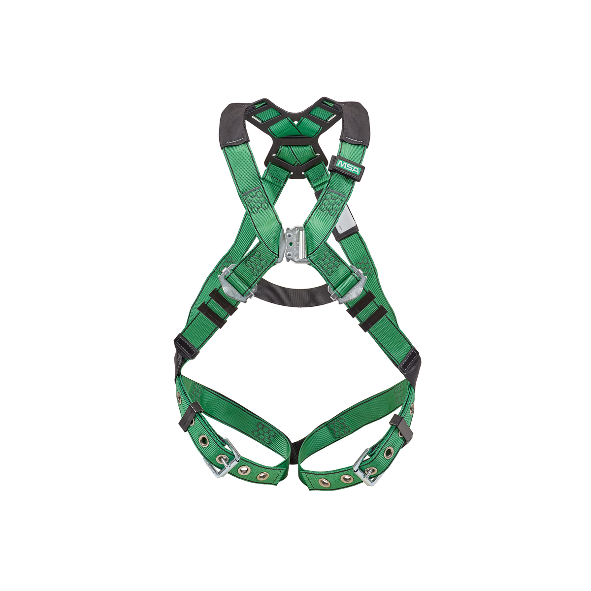 MSA V-FORM™ Safety Harness - V-FORM Harness, Extra Large, Back D-Ring, Tongue Buckle Leg Straps Quick Connect Chest Buckle