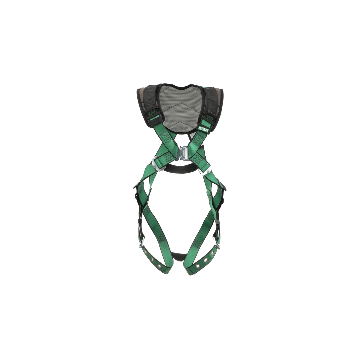 MSA V-FORM+™ Safety Harness - V-FORM+ Harness, Extra Large, Back D-Ring, Tongue Buckle Leg Straps
