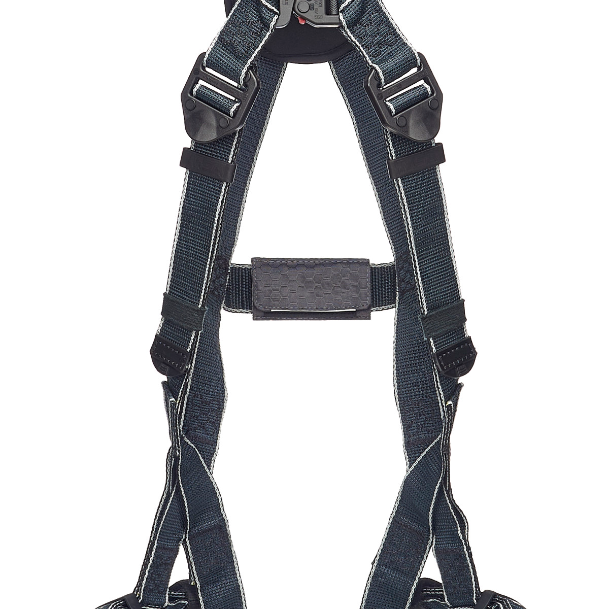 MSA V-FIT® Arc Flash Full-Body Harness - V-Fit Arc Flash Harness, Back D-Ring, Tongue Buckle Leg Straps, Standard (STD)