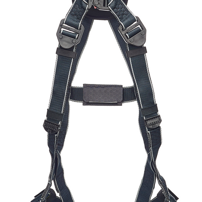 MSA V-FIT® Arc Flash Full-Body Harness - V-Fit Arc Flash Harness, Back D-Ring, Quick-Connect Leg Straps, Super Extra Large (SXL)