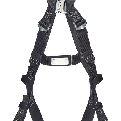 MSA V-FORM® Arc Flash Full-Body Harness - V-Form Arc Flash Harness, Back D-Ring, Tongue Buckle Leg Straps, Extra Large (XL)
