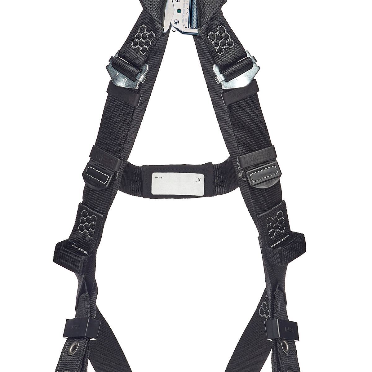 MSA V-FORM® Arc Flash Full-Body Harness - V-Form Arc Flash Harness, Back Web Loop, Tongue Buckle Leg Straps, Extra Large (XL)