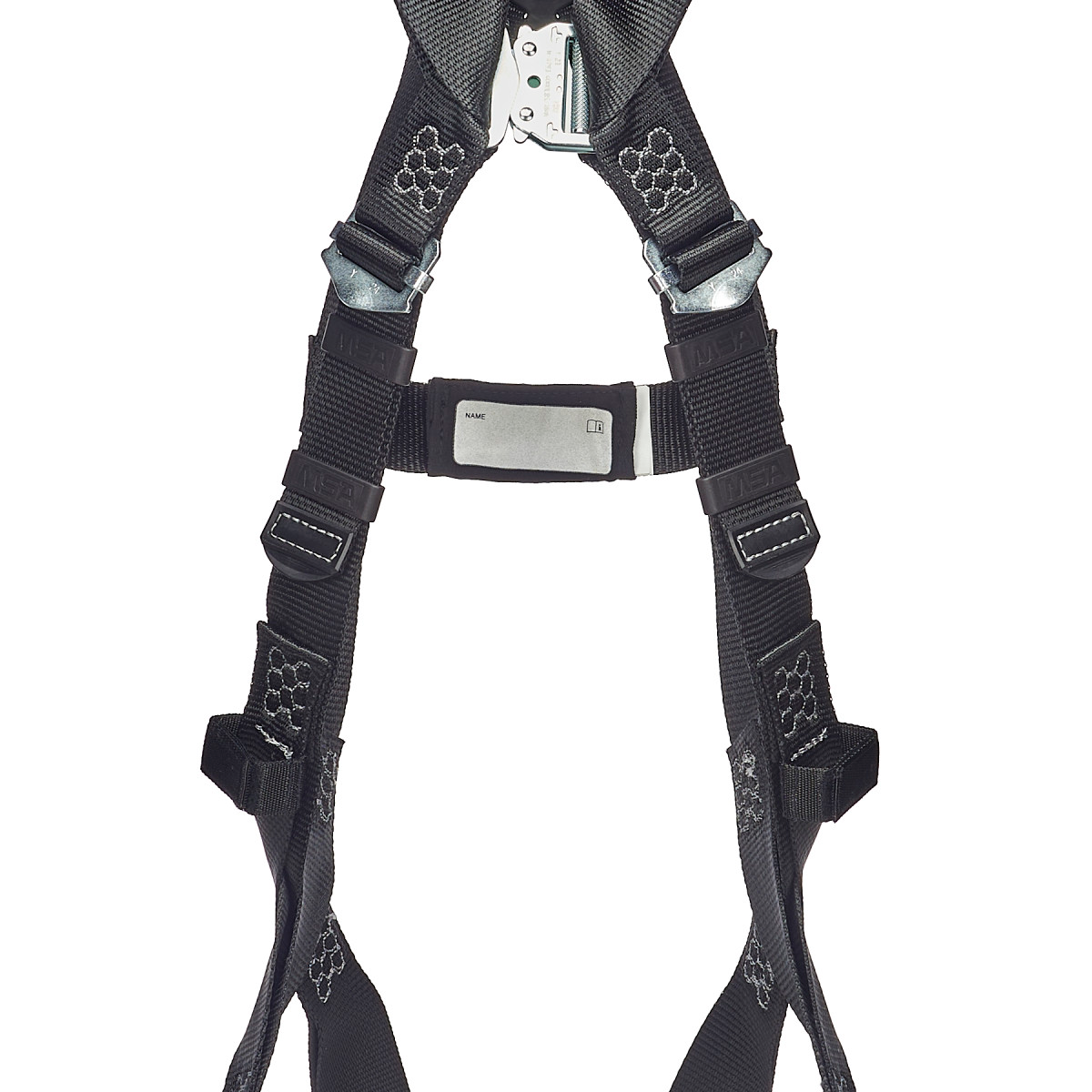 MSA V-FORM® Arc Flash Full-Body Harness - V-Form Arc Flash Harness, Back Web Loop, Quick-Connect Leg Straps, Super Extra Large (SXL)