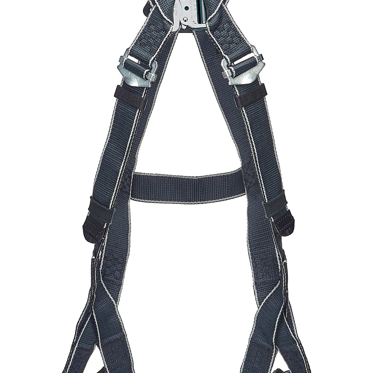 MSA V-FORM® Welding Full-Body Harness - V-Form Welding Harness, Back D-Ring, Quick-Connect Leg Straps, Standard (STD)