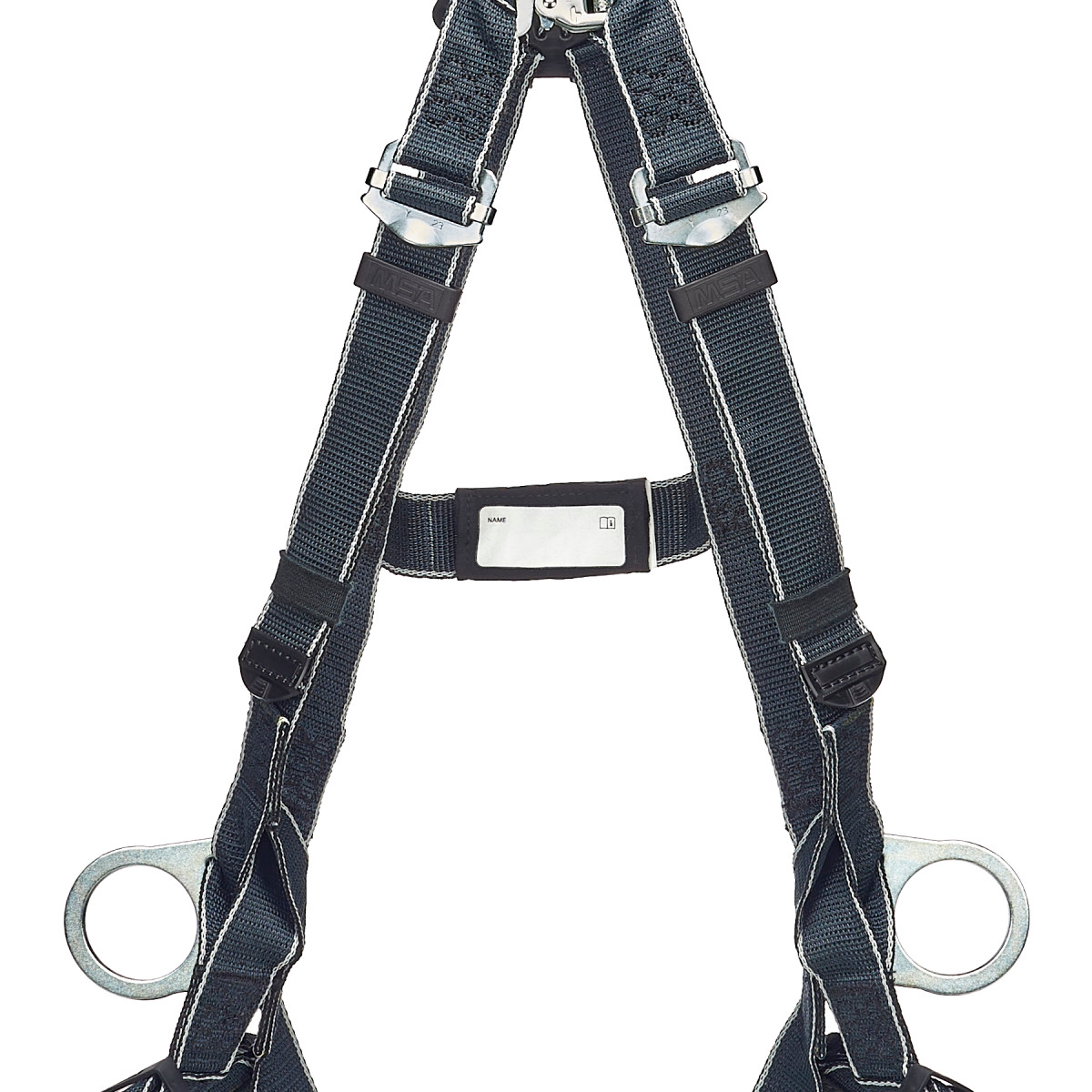 MSA V-FORM® Welding Full-Body Harness - V-Form Welding Harness, Back & Hip D-Ring, Tongue Buckle Leg Straps, Super Extra Large (SXL)