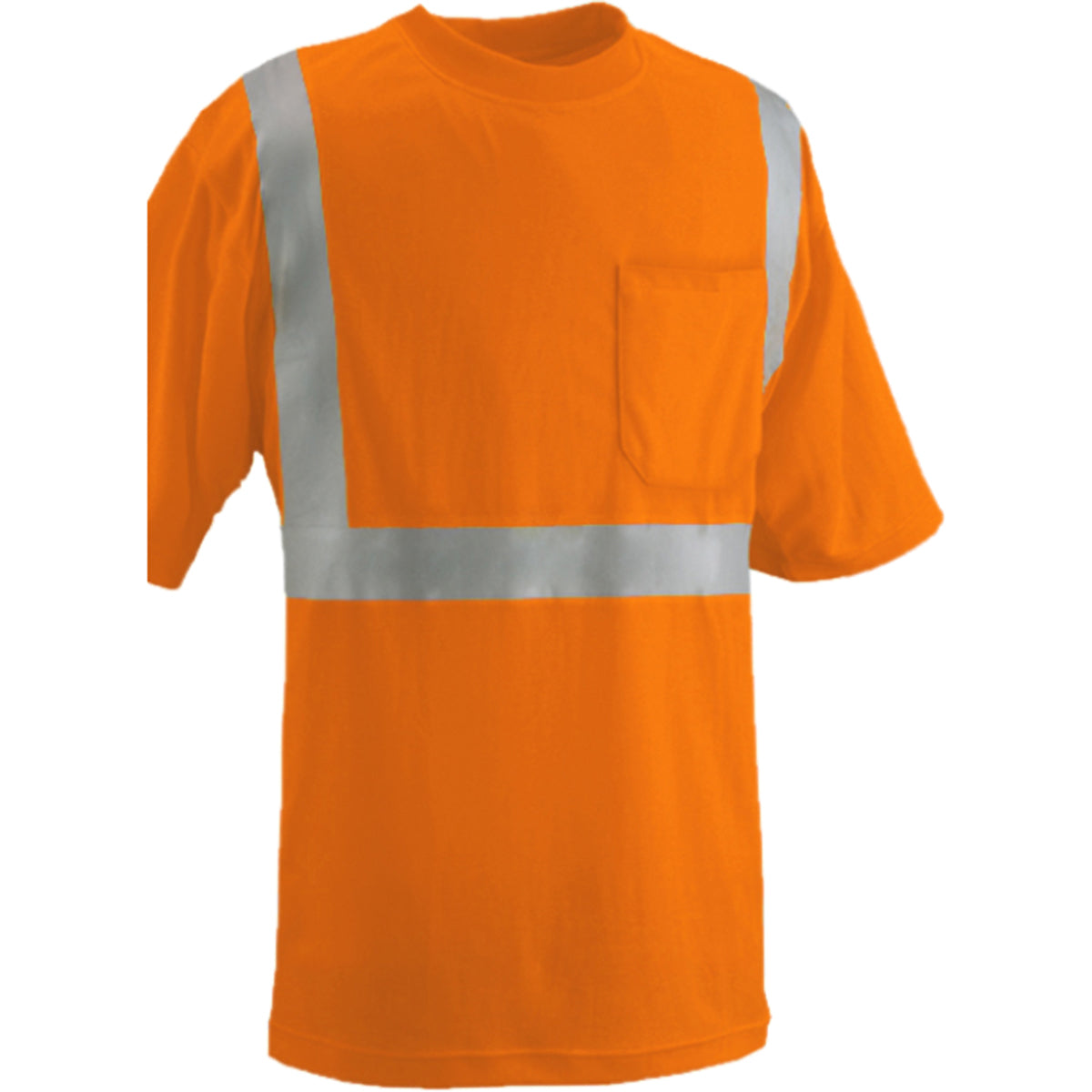 Reflective Apparel™ ANSI Type R Class 2 Short Sleeve Moisture Wicking T-Shirt with UPF 35 Sun Protection and X-Back