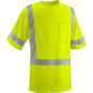 ANSI Type R Class 3 Short Sleeve Moisture Wicking T-Shirt with UPF 35 Sun Protection