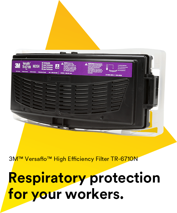 3M™ Versaflo™ High Efficiency Filter TR-6710N/37358(AAD), for TR-600 PAPR, 40 EA/Case