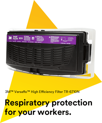 3M™ Versaflo™ High Efficiency Filter TR-6710N/37358(AAD), for TR-600 PAPR, 40 EA/Case