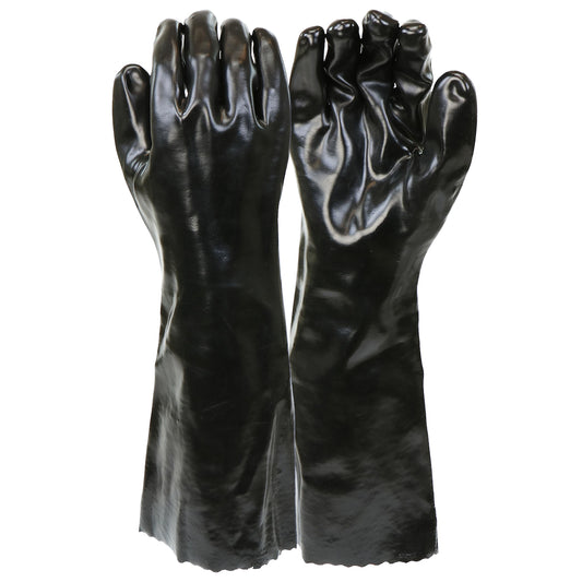 PIP 1087 – PVC Dipped Glove with Interlock Liner and Smooth Finish - 18" Length