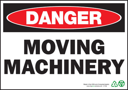 ZING Sign, Danger No Smoking, 7X10, Aluminum - official Zing product image 2