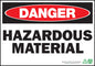 Danger Hazardous Material