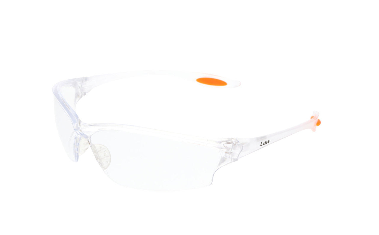 MCR Safety LW2 - Law® LW2 Series Safety Glasses - Soft Secure TPR Nose Piece and Temple Inserts - Dielectric - Contains No Metal Pieces — manufacturer image 3