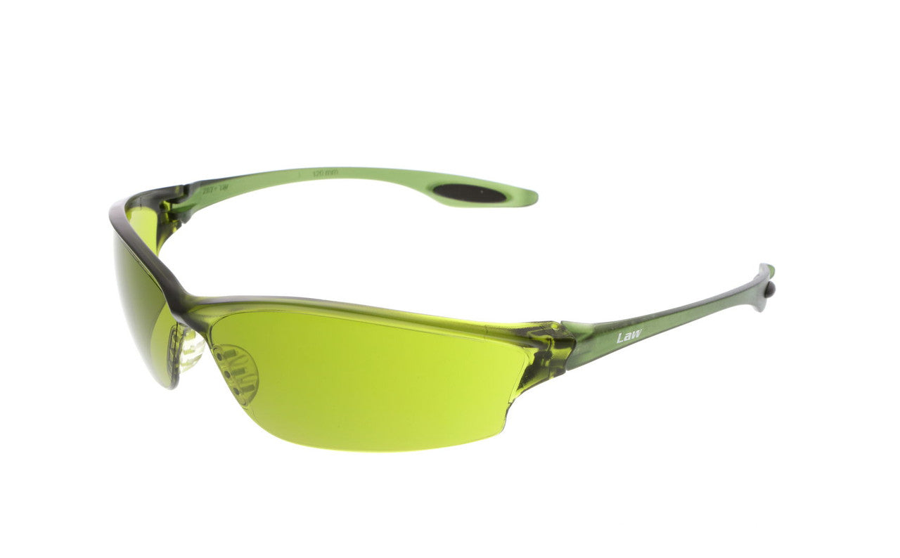 MCR Safety LW2 - Law® LW2 Series Safety Glasses - Soft Secure TPR Nose Piece and Temple Inserts - Dielectric - Contains No Metal Pieces — manufacturer image 13