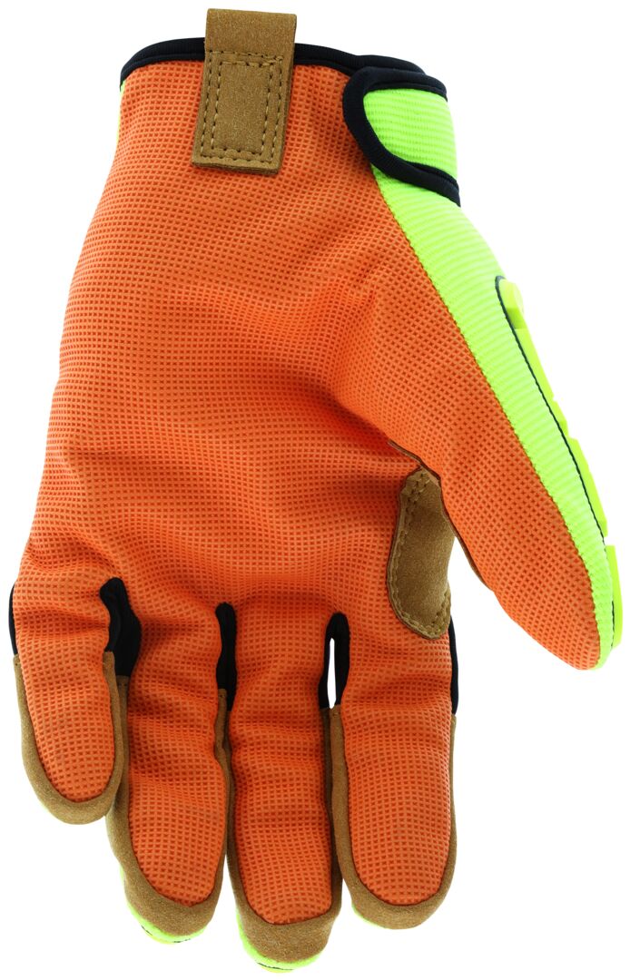 PD4900 - Predator® Mechanics Gloves - Hi-Vis Cut Resistant Work Gloves - Tire Tread TPR on Back, Fingers, and Thumb - Kevlar® Aramid Cut Resistant Palm Liner - Reinforced Thumb Crotch - ANSI/ISEA 105 Level 1 Hypodermic Needle Puncture Resistance Palm