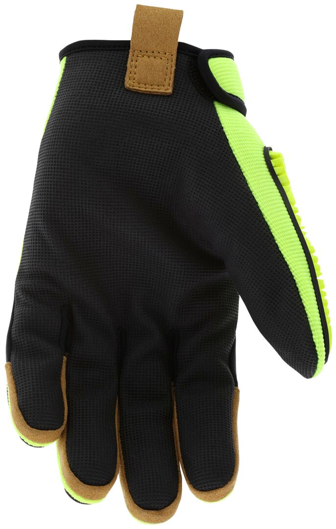 PD6901 - Predator® Mechanics Gloves - Hi-Visibility and Cut Resistant Work Gloves - Tire Tread TPR on Back, Fingers, and Thumb - 360° HyperMax® HPPE Cut Resistant Liner - MAXGrid™ Pattern Palm for Dry, Wet, or Oily Grip
