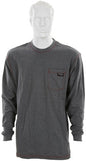 MCR Safety LST1G - MCR Safety FR Gear - Gray Flame Resistant FR Work Shirts - Lightweight Long Sleeve T-Shirt - Comfortable 100% FR Cotton Fabric - Provides CAT2 Protection