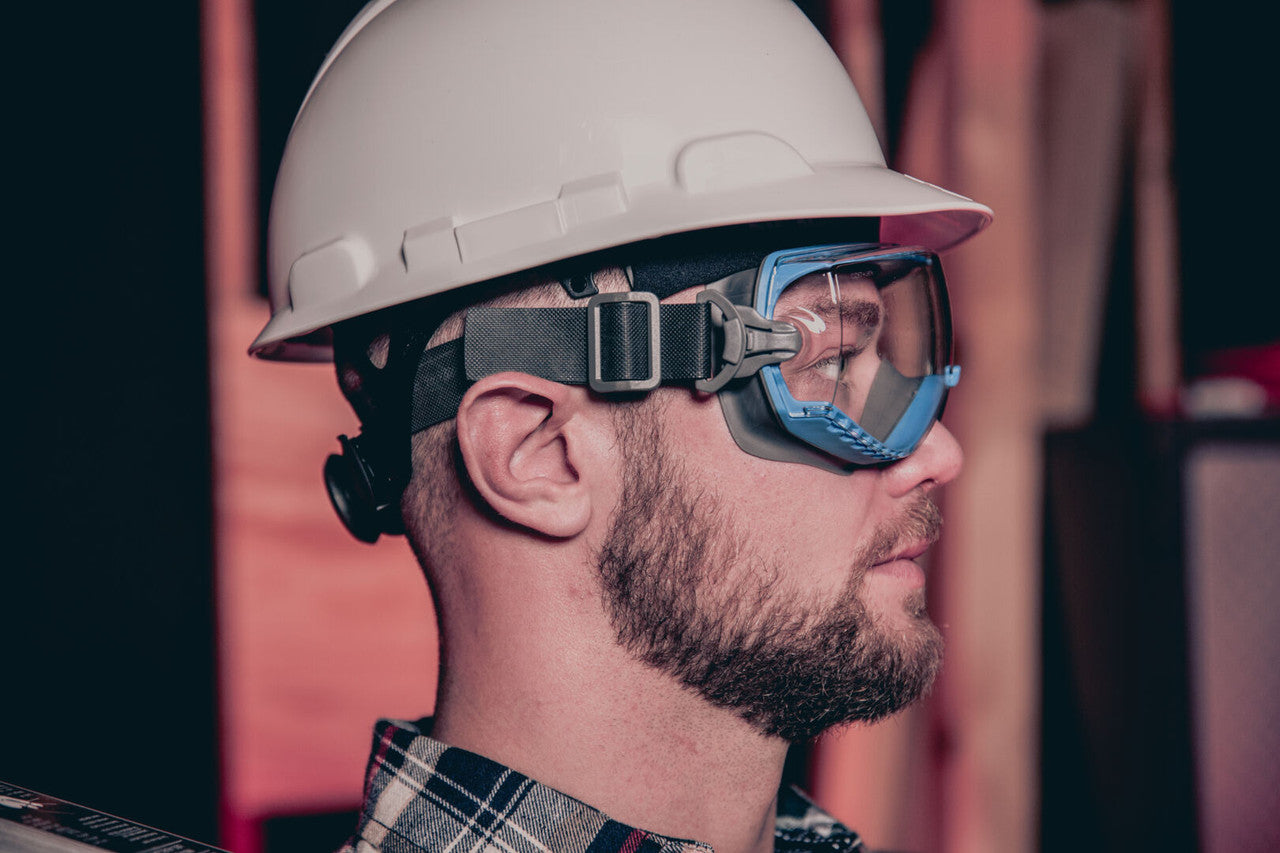 MCR Safety HB3 - Hydroblast­® HB3 Safety Goggles - Adjustable Elastic Head Band - OTG Size Fits Over Most Glasses — Sold by Pair — manufacturer image 4
