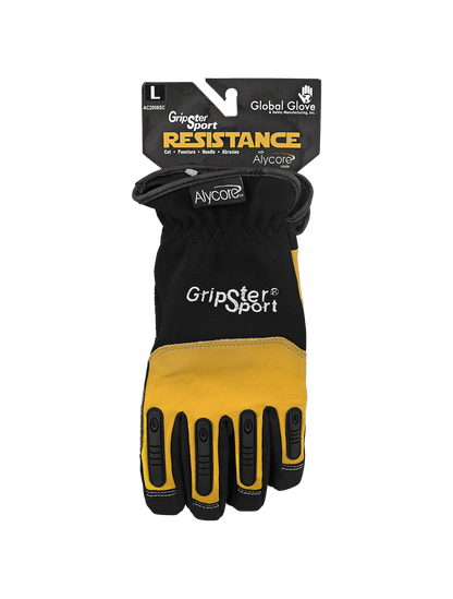 Gripster® - AC2008SC - Leather Palm Gloves - cut level A9 - tan
