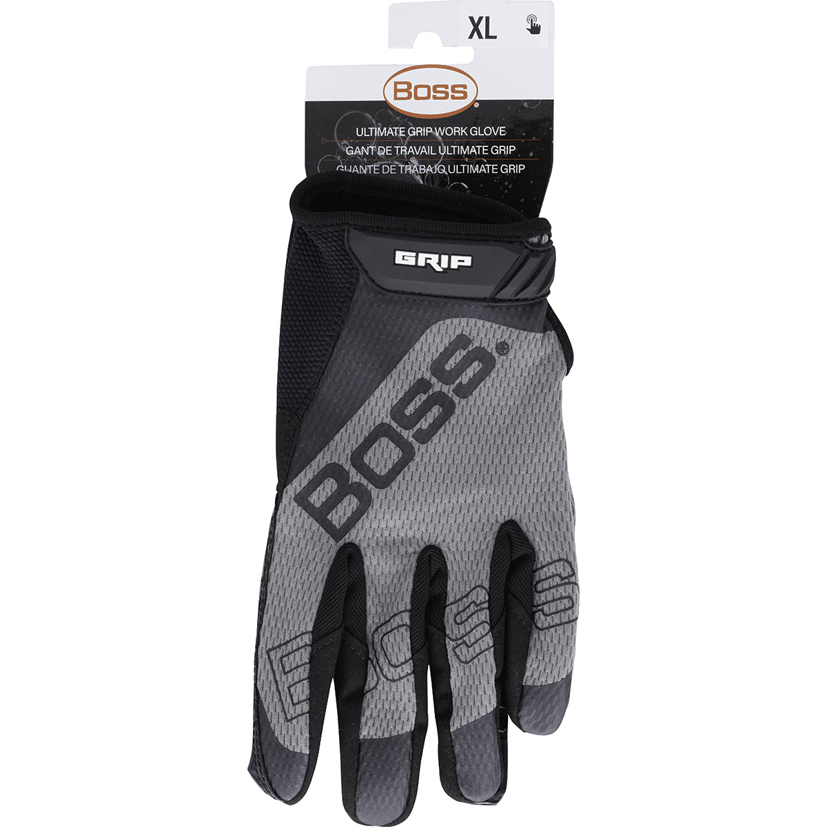 Boss® Grip: Synthetic Microfiber Palm with Silicone Coat