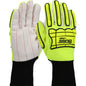 Boss 120-MP2050 – White Corded Cotton Palm and Spandex Back with TPR Impact Protection
