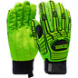 Boss® Green Corded Cotton Palm and Spandex Back with TPR Impact Protection - Insulated & Waterproof